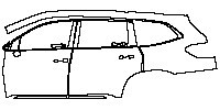 (left) Door+Side Skirt+Rear Fender