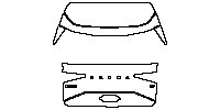 Skoda Enyaq iV (EU) Exterior 2021 - Trunk Lid (with''SKODA'' ''ENYAQ'' ''IV'' emblem)