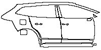 Skoda Enyaq iV (EU) Exterior 2021 - (right) Door+Side Skirt+Rear Fender