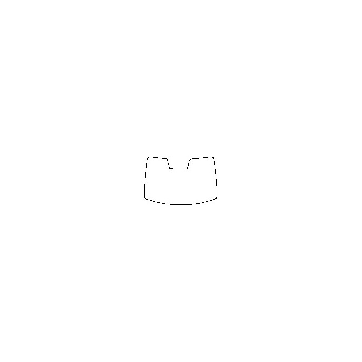 Tata Curvv.ev Window 2024 - Windshield (inside) (with mirror and dotted area cutout, Edge ends at the inner side of dotted area)