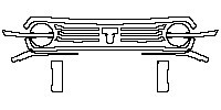 Tank 300 Exterior 2021 - Bumper+Healamp (for TANK emblem)