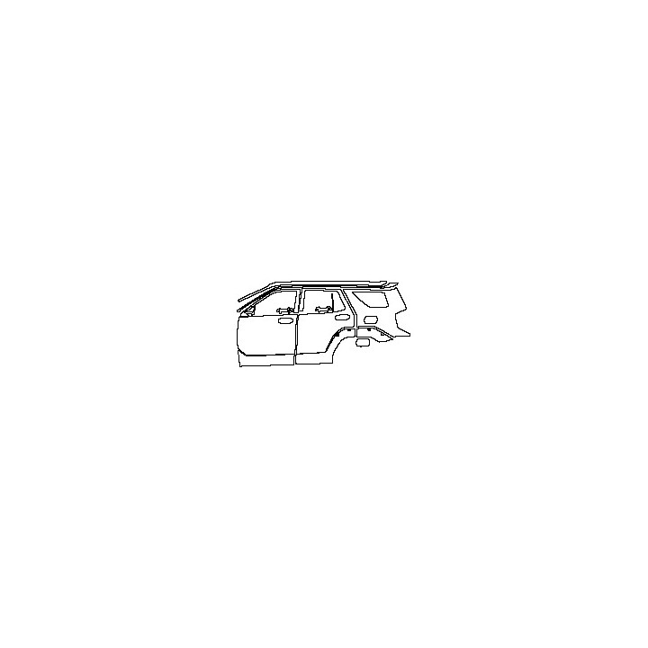 (left) Door+Side Skirt+Rear Fender