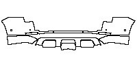 Tank 500 Exterior 2023 - Rear Bumper (with 6 PDC)