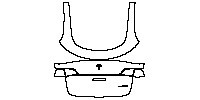 Tesla Model Y Base 2019 - Trunk Lid (with ''DUAL MOTOR'' emblem)