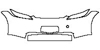 Tesla Model 3 (Highland) Base 2023 - Bumper+Headlamp (for chinese license plate frame cut out)