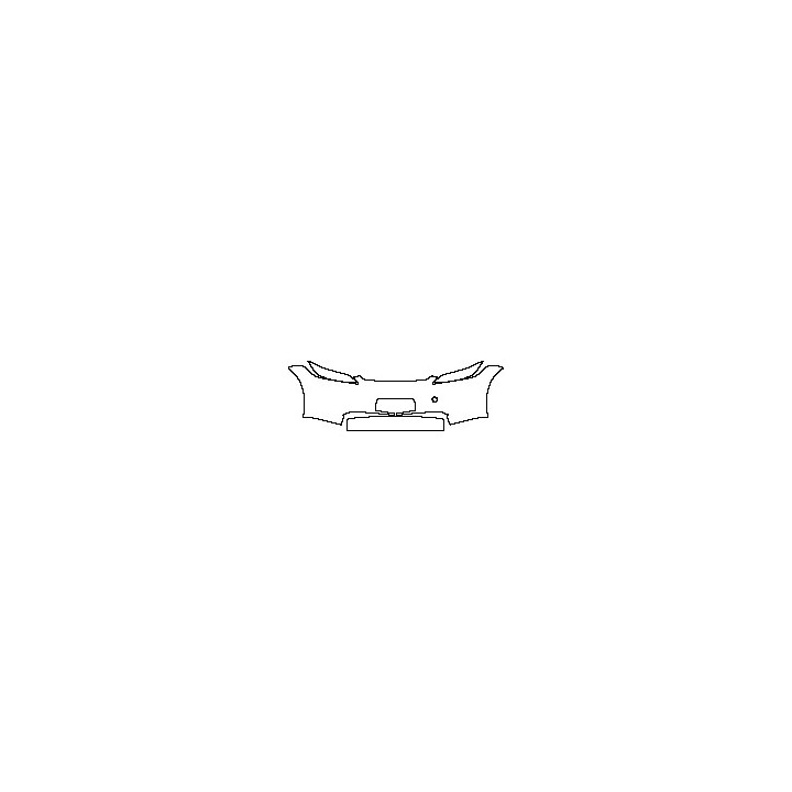 Tesla Model 3 (Highland) Base 2023 - Bumper+Headlamp (for chinese license plate frame cut out)