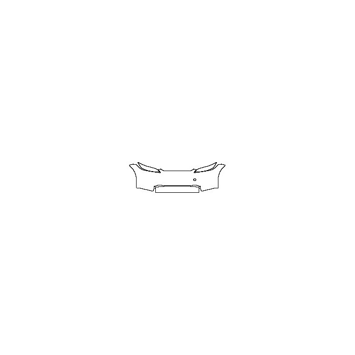 Tesla Model 3 (Highland) Base 2023 - Bumper+Headlamp (without license plate cut out)