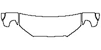 Toyota 4 Runner Limited 2014 - Hood+Fender (One third of Hood+Fender)
