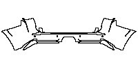 Toyota 4 Runner Limited 2014 - Rear Bumper
