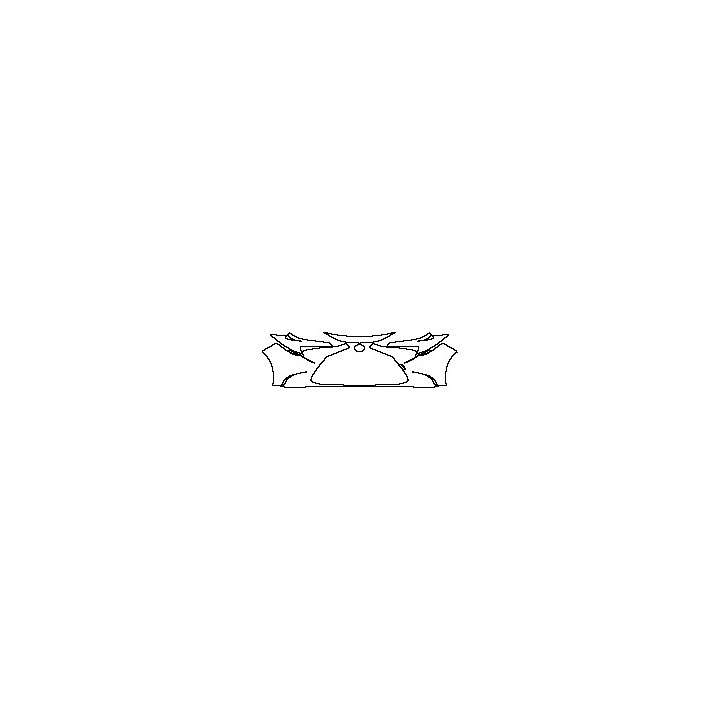 Toyota Corolla (US) Sedan 2020 - Bumper+Headlamp (with tow hook)