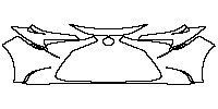 Toyota Corolla (US) Sedan 2020 - Bumper+Headlamp (without tow hook)