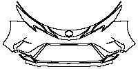 Toyota Sienna XSE 2021 - Bumper+Headlamp