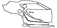 Toyota Supra Exterior 2019 - (right) Door+Side Skirt+Rear Fender
