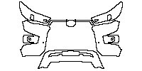Toyota Hilux (EU) Double Cab 2021 - Bumper+Headlamp
