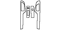 Toyota Crown Kluger Interior 2021 - (front) Door Trim (with seat memory, with one button lift button)