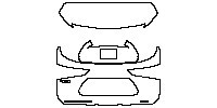 Toyota Crown Kluger Exterior 2021 - Trunk Lid (with ''一汽丰田'', ''CROWN KLUGER'', ''E-Four'' emblems)