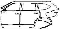 (left) Door+Side Skirt+Rear Fender