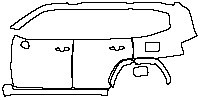 (left) Door+Side Skirt+Rear Fender