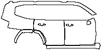 (right) Door+Side Skirt+Rear Fender