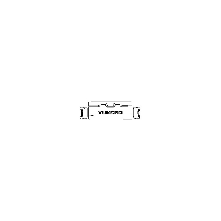 Toyota Tundra CrewMax 2023 - Trunk Lid+Taillight (with ''TUNDRA'' ''4×4'' emblem)