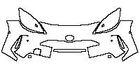 Toyota Yaris Cross Exterior 2021 - Bumper+Healamp (with 4 PDC)