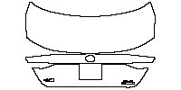 Toyota Avalon Exterior 2019 - Trunk Lid (without spoiler,with ''一汽丰田'' ''SLE'' HYBRID'' emblem)