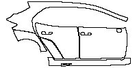 (right)Door+Side Skirt+Rear Fender
