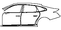 Hongqi H9 Exterior 2020 - (left) Door+Side Skirt+Rear Fender