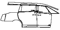 (right)Door+Side Skirt+Rear Fender