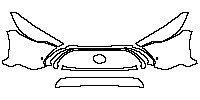 Toyota Corolla Cross (US) LE 2023 - Bumper+Headlamp (with 2 PDC)