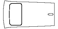 Toyota Corolla Cross (US) LE 2023 - Roof (with standard sunroof, with roof rails)