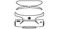 Toyota Corolla Cross (US) L 2023 - Trunk Lid (with ''COROLLA CROSS'' ''AWD'' emblem)
