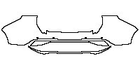 Toyota Harrier (CN) Exterior 2023 - Rear Bumper (with 4 PDC)