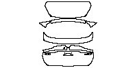 Toyota Harrier (CN) Exterior 2023 - Trunk Lid (with ''一汽丰田'', ''HARRIER'' emblems)