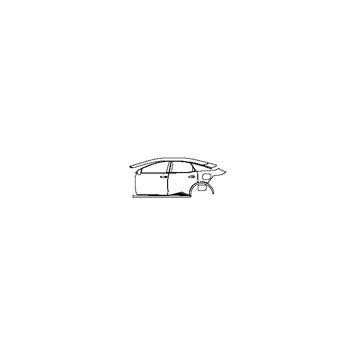 Toyota bZ3 Exterior 2023 - (left) Door+Side Skirt+Rear Fender