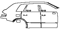 (right) Door+Side Skirt+Rear Fender
