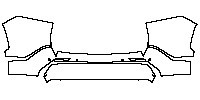 Toyota RAV4 Prime (US) XSE 2021 - Rear Bumper (with mudguards, with 4 PDC)