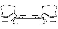 Toyota RAV4 Prime (US) XSE 2021 - Rear Bumper (without mudguards, with 4 PDC)