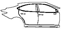 (right) Door+Side Skirt+Rear Fender