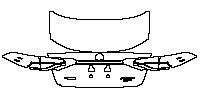 Toyota Corolla (CN) Exterior 2021 - Trunk Lid (with ''一汽丰田'', ''COROLLA HEV'' emblems)