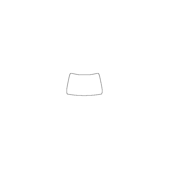 Toyota Corolla (CN) Window 2021 - Windshield (without mirror and dotted area cutout, Edge exceeds the innder side of black cermi