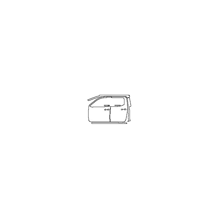 (left) Door+Side Skirt+Rear Fender