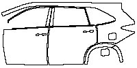 (left) Door+Rear Fender