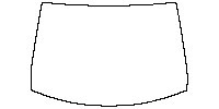 Toyota bZ4X Window 2023 - Windshield (outside)