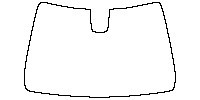 Toyota Corolla (US) Windows 2020 - Windshield (inside) (with mirror cutout)