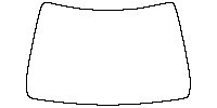 Toyota Corolla (US) Windows 2020 - Windshield (inside) (without mirror cutout)