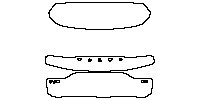 Volvo V60 Momentum 2014 - Trunk Lid (with ''VOLVO'' ''V60 B5'' emblem)