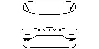 Volvo V60 Cross Country Exterior 2019 - Trunk Lid (with ''VOLVO'', ''V60'', ''B5AWD'' emblems)