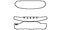 Volvo V60 Recharge Exterior 2023 - Trunk Lid (with ''VOLVO'', ''V60'' emblems)