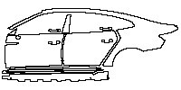 (left) Door+Side Skirt+Rear Fender